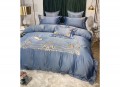 Chăn ga gối Lụa Tencel thêu 4 món TC4M 40#6
