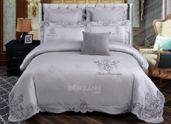 Bộ chăn ga gối Singapore Đế Vương 8- 10 món DV1022
