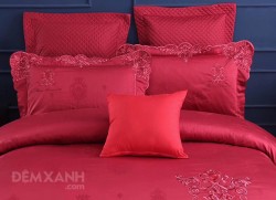 Bộ chăn ga gối Singapore Đế Vương 8-10 món DV1017#10