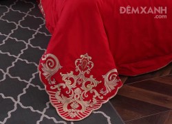 Bộ chăn ga gối Singapore Đế Vương 8-10 món DV1018#1