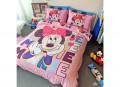 Chăn ga gối Olympia hoạt hình OHH2046 Mickey nơ