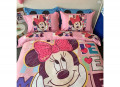 Chăn ga gối Olympia hoạt hình OHH2046 Mickey nơ#2