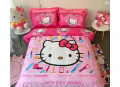 Chăn ga gối Olympia hoạt hình OHH2047 Hello Kitty#1