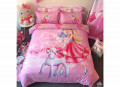Chăn ga gối Olympia hoạt hình OHH2048 Công chúa hồng