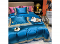 Bộ chăn ga gối lụa Singapore luxury 6 món  LSL2116#11