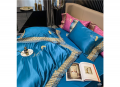 Bộ chăn ga gối lụa Singapore luxury 6 món  LSL2116#8
