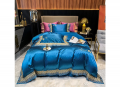 Bộ chăn ga gối lụa Singapore luxury 6 món  LSL2116#7