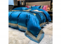 Bộ chăn ga gối lụa Singapore luxury 6 món  LSL2116#5