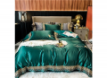 Bộ chăn ga gối lụa Singapore luxury 6 món  LSL2117