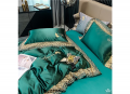 Bộ chăn ga gối lụa Singapore luxury 6 món  LSL2117#11