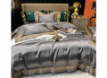 Bộ chăn ga gối lụa Singapore luxury 6 món  LSL2119#2