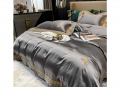 Bộ chăn ga gối lụa Singapore luxury 6 món  LSL2119#16