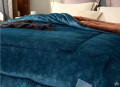 Chăn lông cừu Pháp Nicolas  xanh blue NCL2107#4