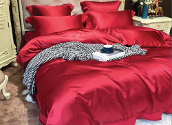 Bộ chăn ga gối lụa Singapore luxury 6 món  LSL2001#8