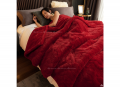 Chăn lông cáo Đại Hàn nhập khẩu nặng 6kg màu đỏ #1