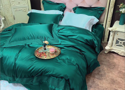 Bộ chăn ga gối lụa Singapore luxury 6 món  LSL2003#7