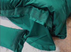 Bộ chăn ga gối lụa Singapore luxury 6 món  LSL2003#1