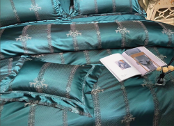 Bộ chăn ga gối lụa Singapore luxury 6 món  LSL2005#4