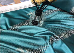 Bộ chăn ga gối lụa Singapore luxury 6 món  LSL2005#3