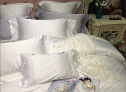 Bộ chăn ga gối lụa Singapore luxury 6 món  LSL2007#6