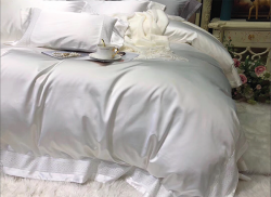 Bộ chăn ga gối lụa Singapore luxury 6 món  LSL2007#4