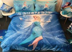 Chăn ga gối hoạt hình Olympia OHH2003 công chúa Elsa