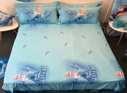 Chăn ga gối hoạt hình Olympia OHH2003 công chúa Elsa#1