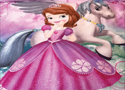 Chăn ga gối hoạt hình Olympia OHH2004 công chúa Sofia#6