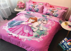 Chăn ga gối hoạt hình Olympia OHH2004 công chúa Sofia#1