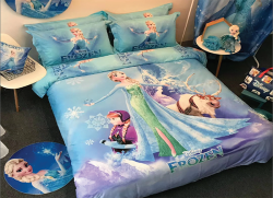 Chăn ga gối hoạt hình Olympia OHH2005 công chúa Elsa#5