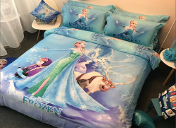 Chăn ga gối hoạt hình Olympia OHH2005 công chúa Elsa#4