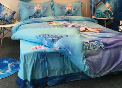 Chăn ga gối hoạt hình Olympia OHH2005 công chúa Elsa#3