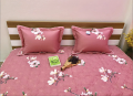 Bộ ga chun Olympia chần vải Cotton Hàn 15#2