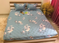 Bộ ga chun Olympia chần vải Cotton Hàn 20