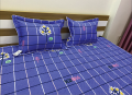 Bộ ga chun Olympia chần vải Cotton Hàn 25#1