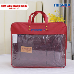 Chăn lông Misuko Hokko màu đỏ 200x230cm nặng 4.5kg