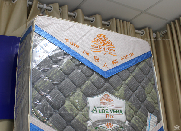 Đệm cao su tổng hợp Kim Cương Aloe Vera Flex 