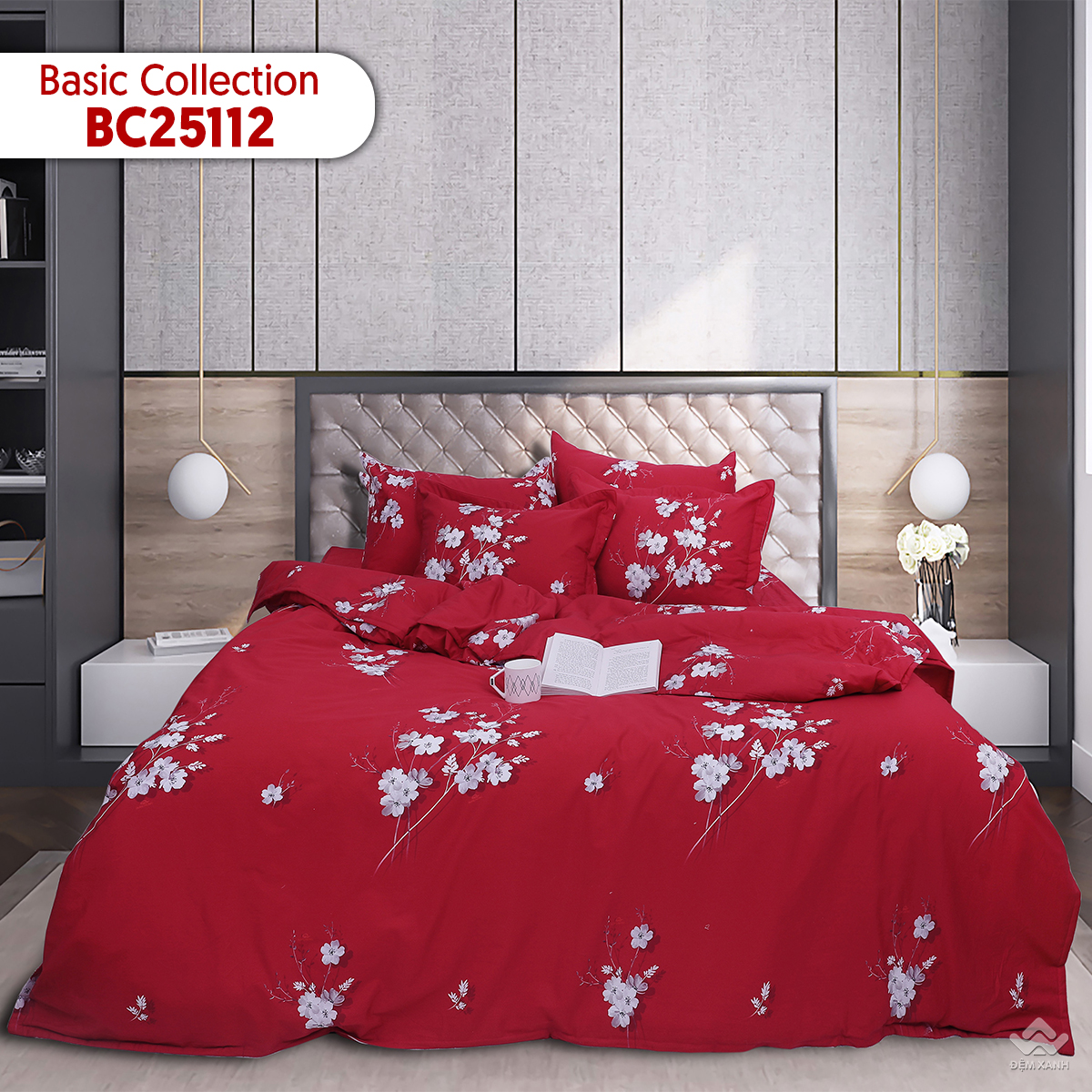 Chăn ga gối Sông Hồng Basic Cotton BC25112