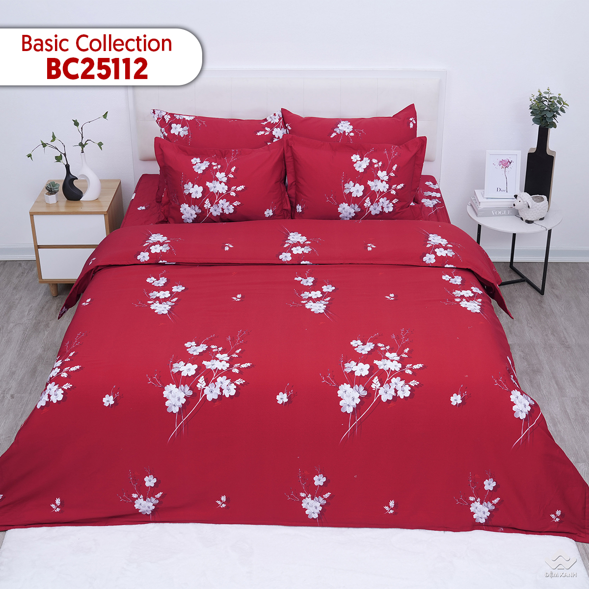 Chăn ga gối Sông Hồng Basic Cotton BC25112