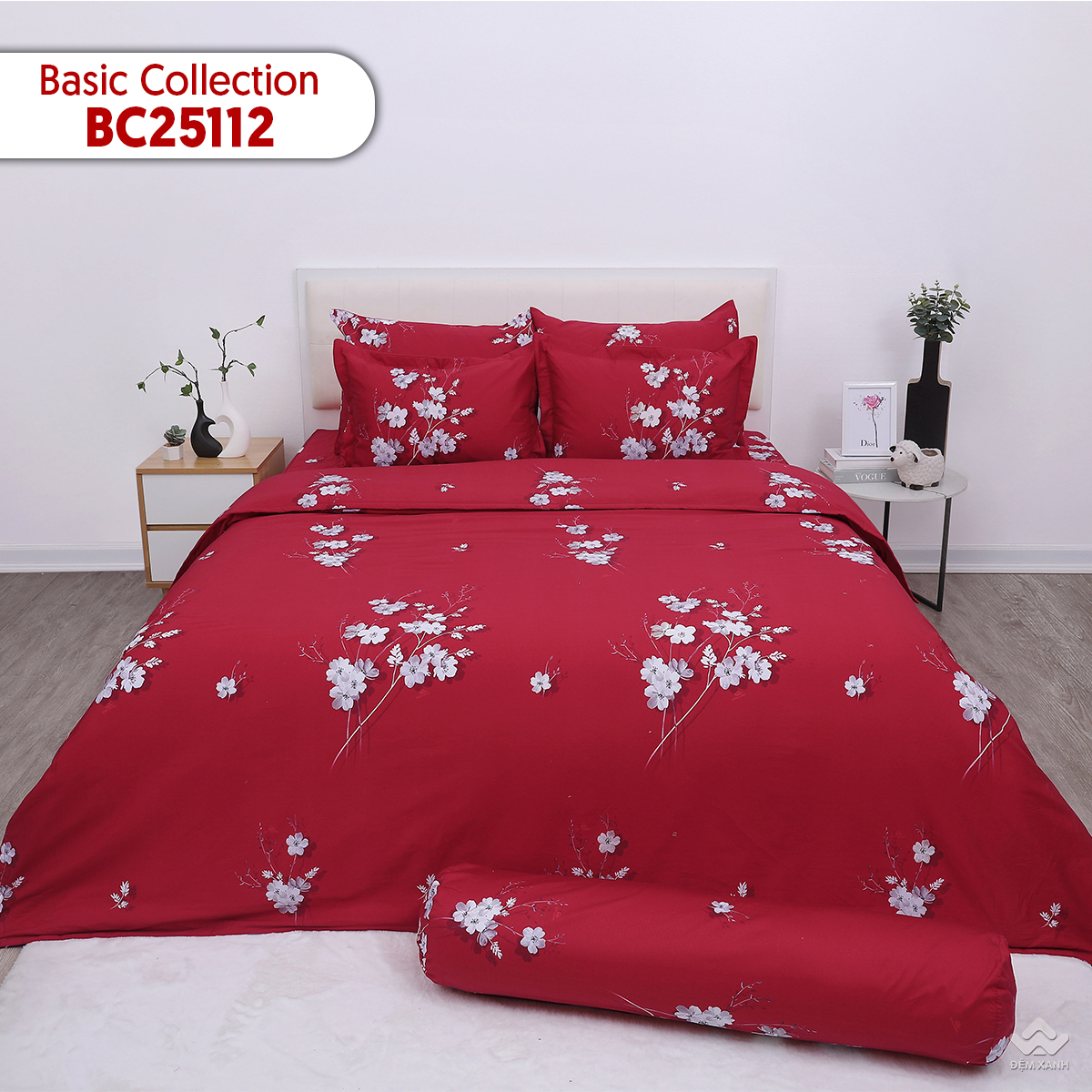 Chăn ga gối Sông Hồng Basic Cotton BC25112
