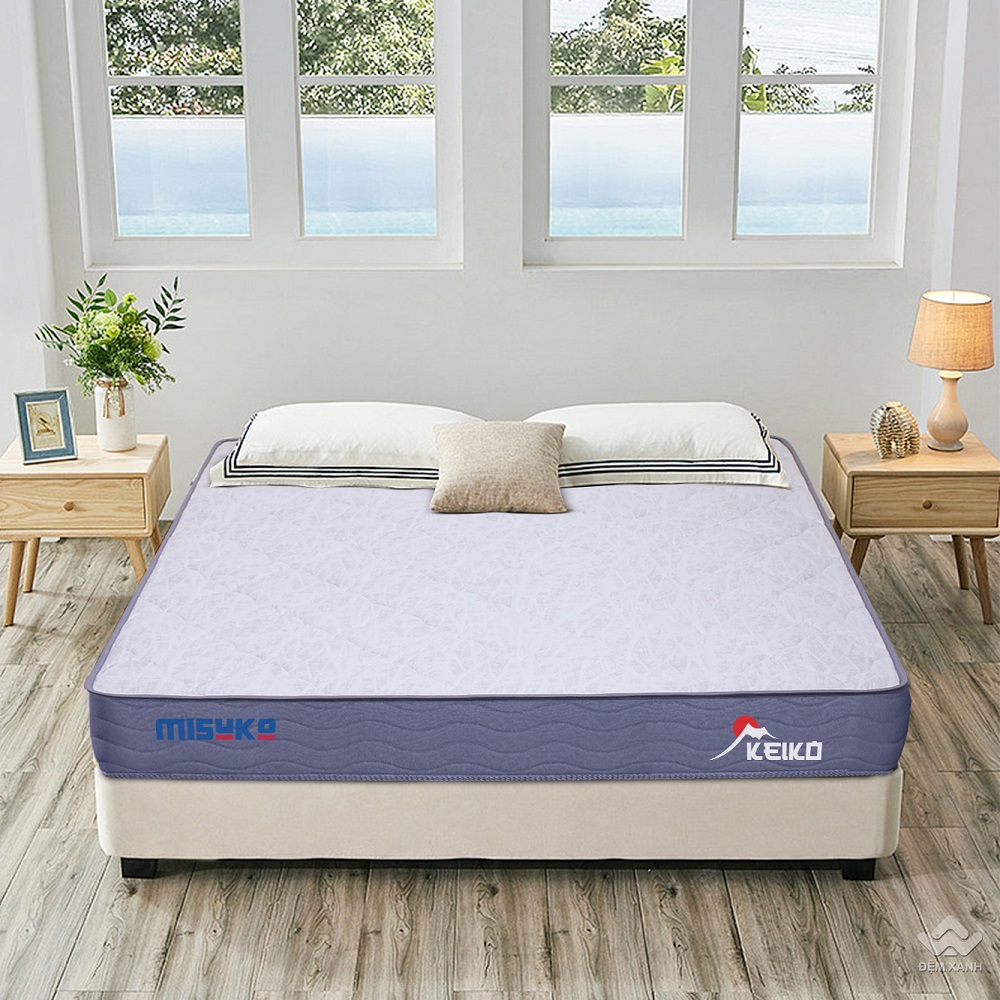 Đệm lò xo túi Misuko Keiko 2 viền cao 23cm 